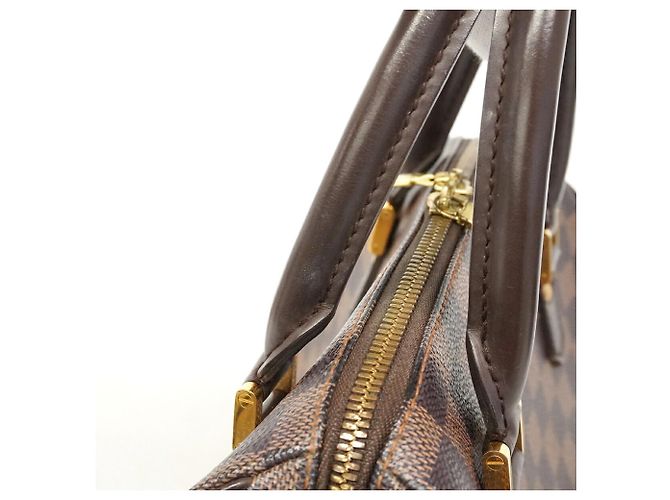Borsa Louis Vuitton Damier Rivera MM in Ebene - vista 9