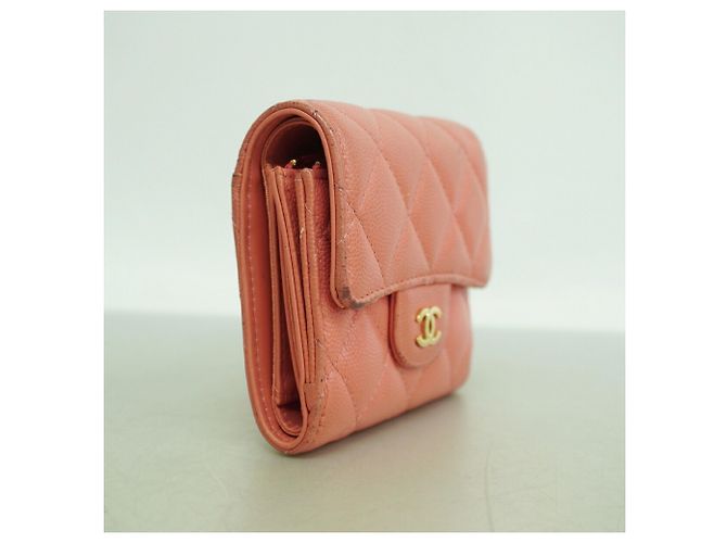 Portafoglio tri-fold Chanel Rosa - vista 2