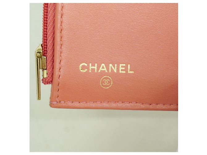 Portafoglio tri-fold Chanel Rosa - vista 4