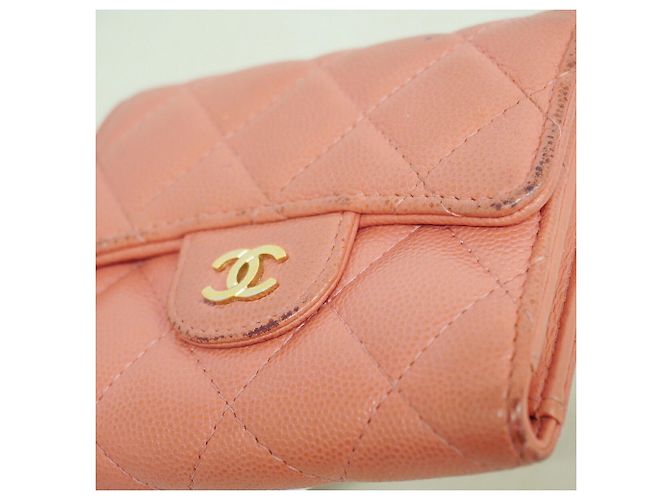 Portafoglio tri-fold Chanel Rosa - vista 6