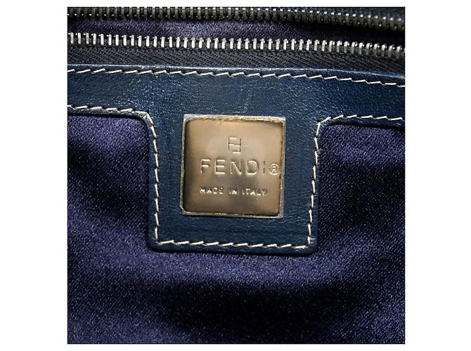 Bolsa de mão Fendi Zucchino em nylon e canvas - vista 5