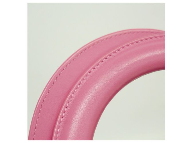 Bolsa Lady em couro Christian Dior em rosa - vista 8
