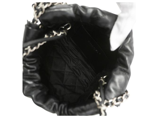 Borsa a tracolla Chanel in pelle di vitello - vista 4