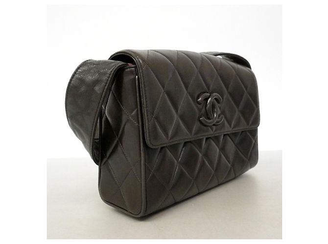 Borsa a tracolla Chanel Matelassé in pelle d'agnello - vista 2