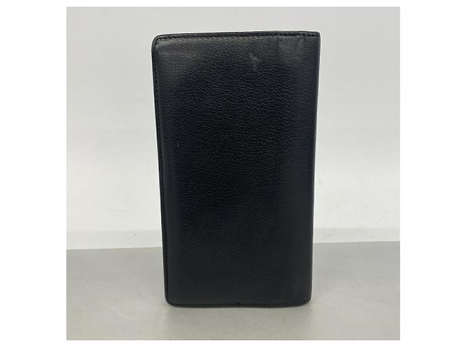 Chanel Black Leather Long Wallet - view 9