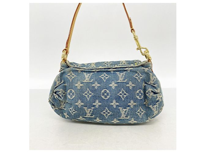 Louis Vuitton Monogram Denim Mini Pleaty Handtasche - Ansicht 11