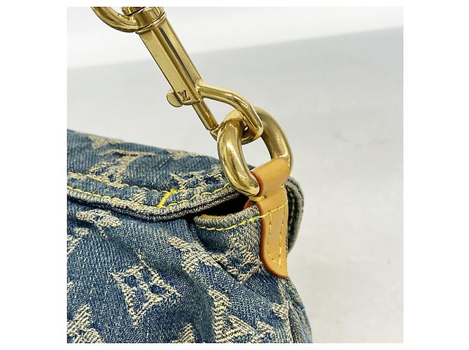 Louis Vuitton Monogram Denim Mini Pleaty Handtasche - Ansicht 8