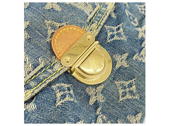 Louis Vuitton Monogram Denim Mini Pleaty Handtasche - Ansicht 9