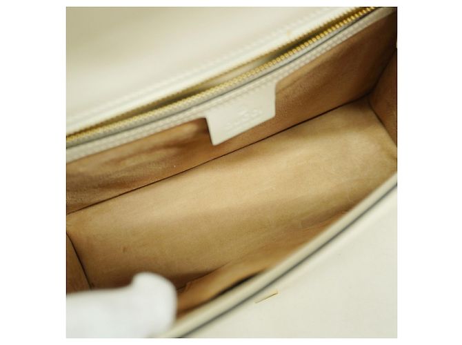 Gucci Schultertasche aus Leder in Elfenbein - Ansicht 4