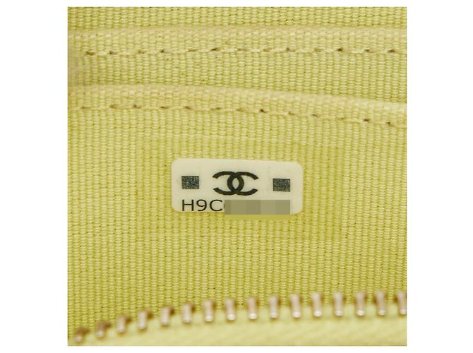 Monedero Chanel Matelassé Amarillo Limón - vista 8