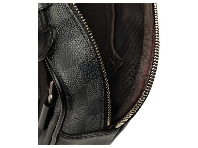 Sac bandoulière Louis Vuitton Damier Graphite Ambler - vue 7