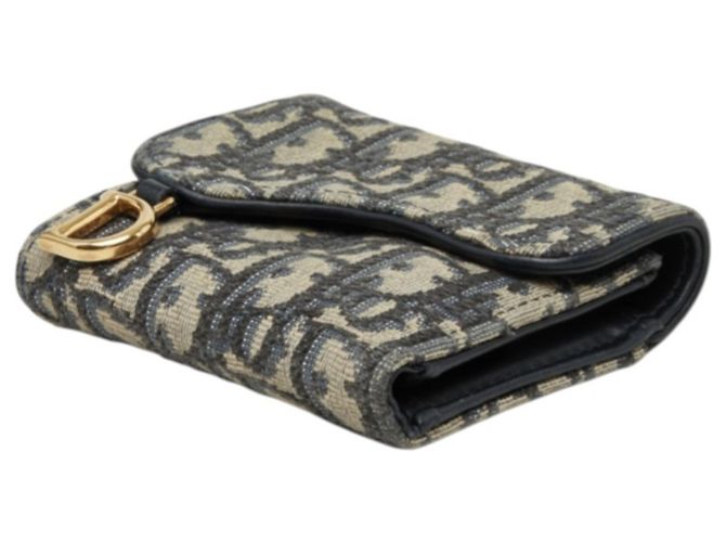 Christian Dior Dior Oblique Saddle Tri-fold Geldbörse - Ansicht 4