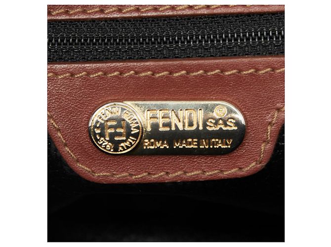 Borsa Fendi Pequin Mini Boston Bag - vista 13