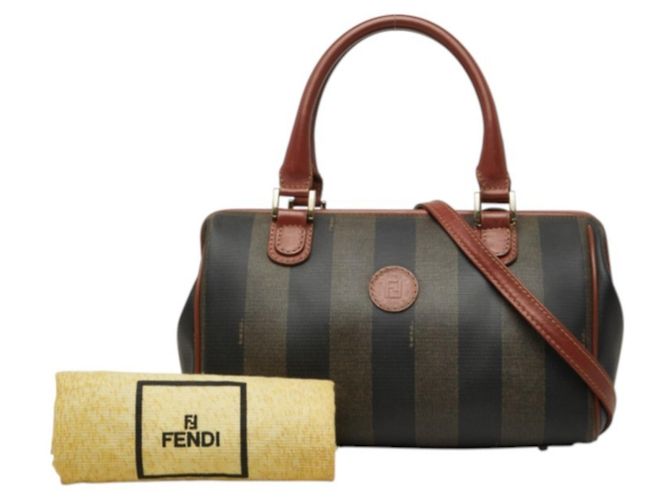 Borsa Fendi Pequin Mini Boston Bag - vista 15