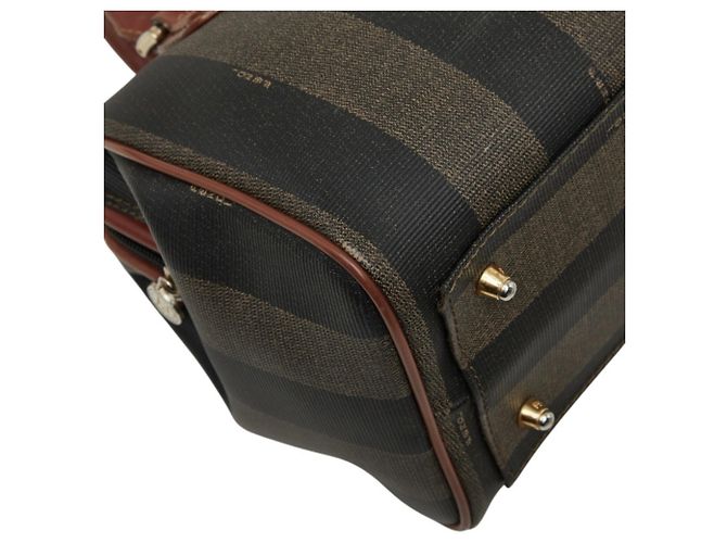 Borsa Fendi Pequin Mini Boston Bag - vista 5