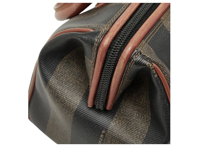 Borsa Fendi Pequin Mini Boston Bag - vista 8