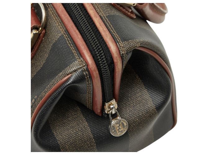 Borsa Fendi Pequin Mini Boston Bag - vista 9
