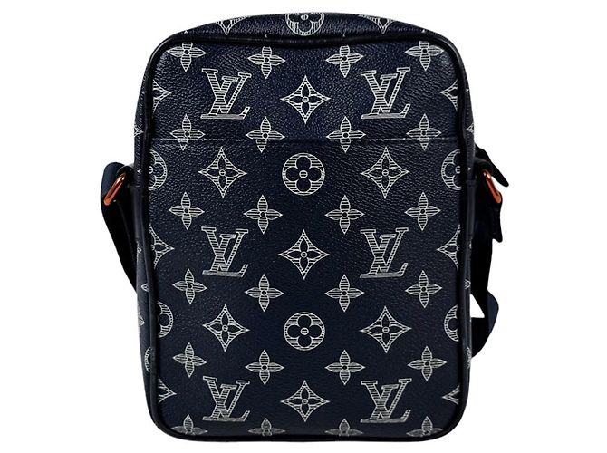 Bolsa Tiracolo Louis Vuitton Navy - vista 3
