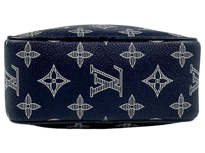 Bolsa Tiracolo Louis Vuitton Navy - vista 4