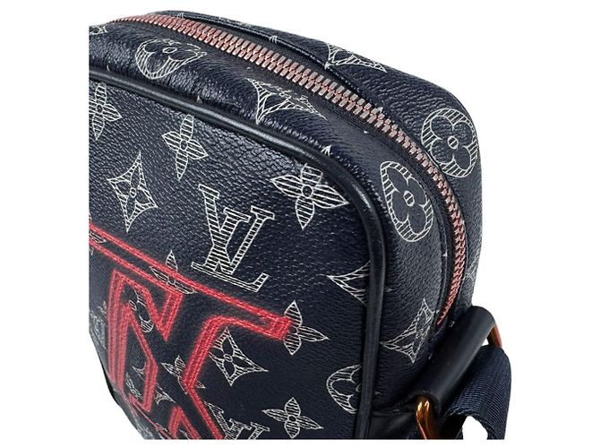 Bolsa Tiracolo Louis Vuitton Navy - vista 6