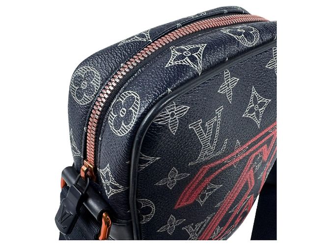 Bolsa Tiracolo Louis Vuitton Navy - vista 7