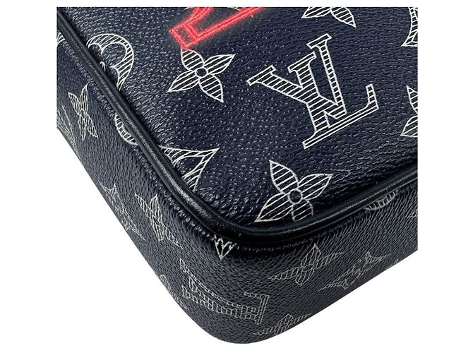 Bolsa Tiracolo Louis Vuitton Navy - vista 9