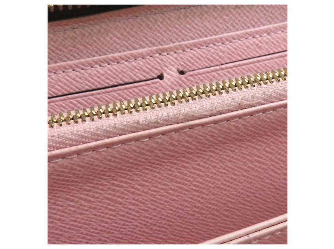 Portafoglio lungo Louis Vuitton Monogram in Rose Ballerine - vista 13