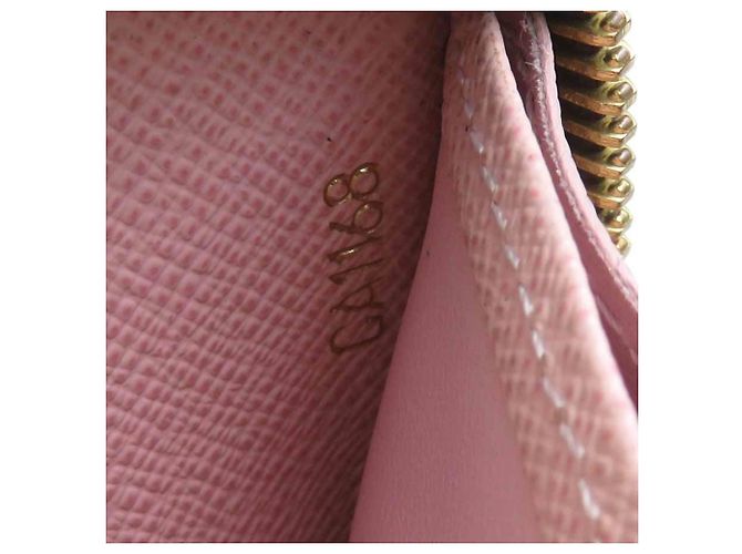 Portafoglio lungo Louis Vuitton Monogram in Rose Ballerine - vista 17