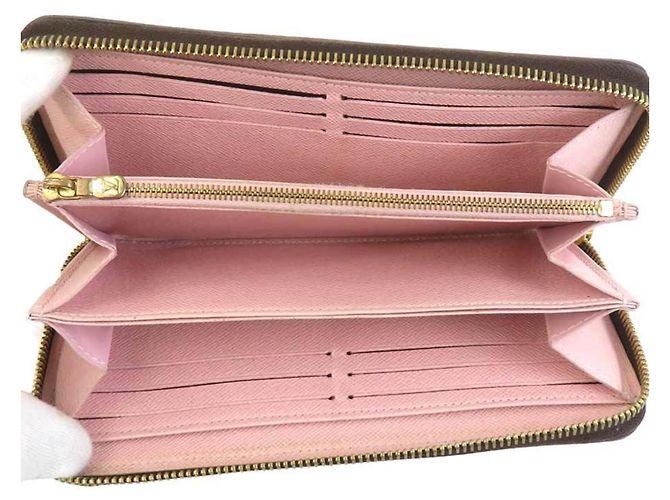 Portafoglio lungo Louis Vuitton Monogram in Rose Ballerine - vista 5