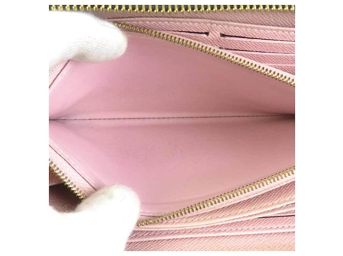 Portafoglio lungo Louis Vuitton Monogram in Rose Ballerine - vista 6