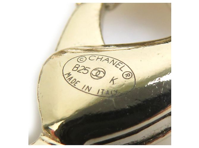 Bracciale con ciondoli in metallo dorato Chanel - vista 8