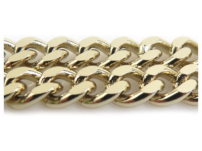 Colar de metal dourado Chanel - vista 4