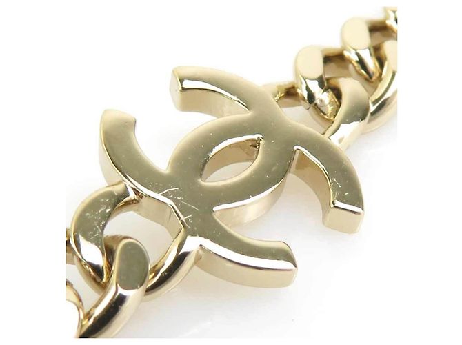 Collar Chanel dorado con perlas artificiales - vista 6