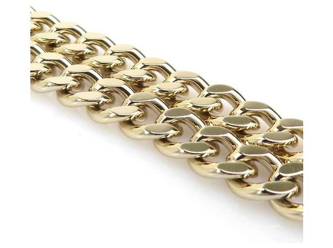 Collar Chanel dorado con perlas artificiales - vista 7
