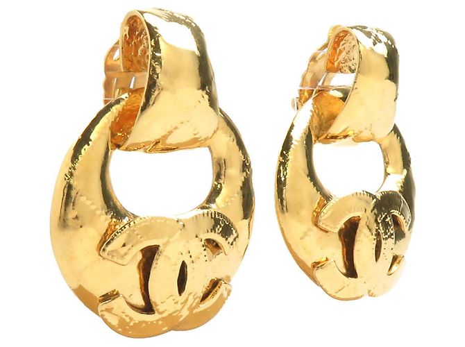 Orecchini a clip Chanel Gold - vista 2