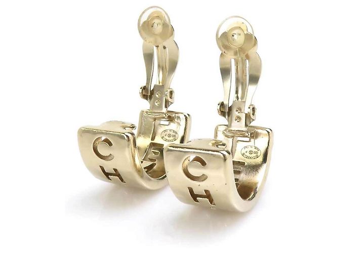 Orecchini a clip Chanel Gold - vista 10