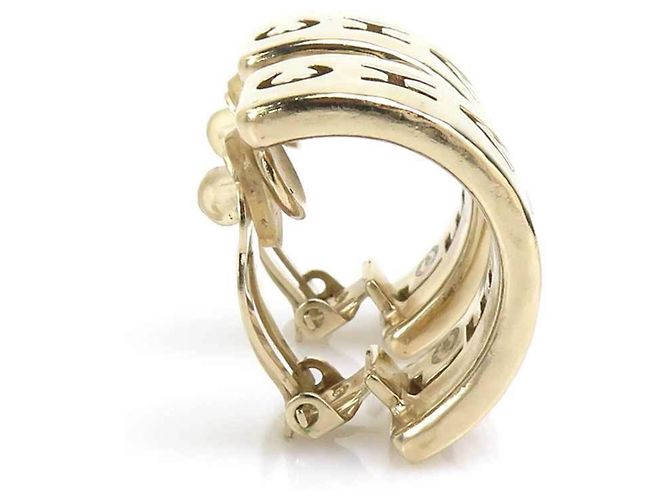Orecchini a clip Chanel Gold - vista 3