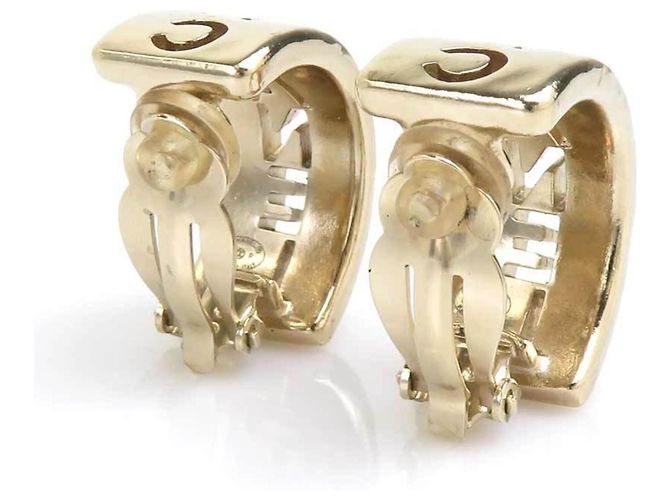 Orecchini a clip Chanel Gold - vista 4