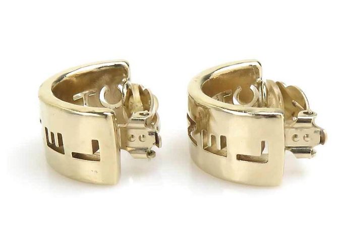 Orecchini a clip Chanel Gold - vista 8