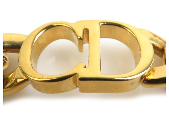 Choker in metallo dorato Christian Dior - vista 2