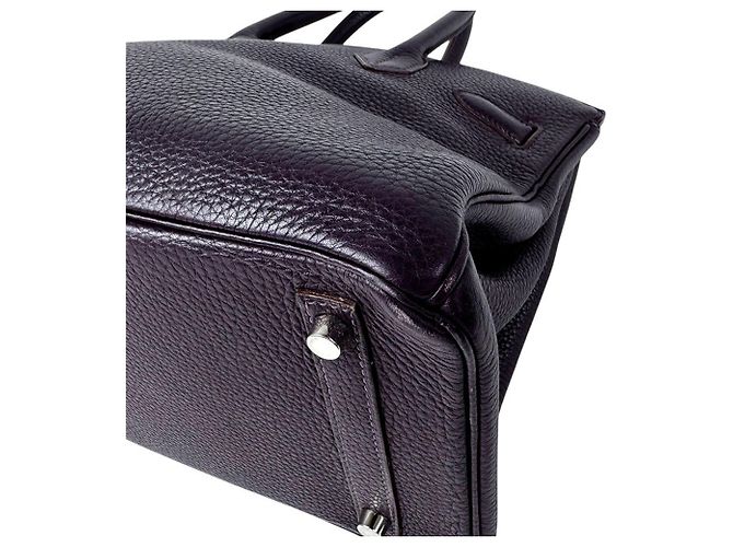 Hermès Borsa Hermes Birkin 30 in Raisin - vista 10
