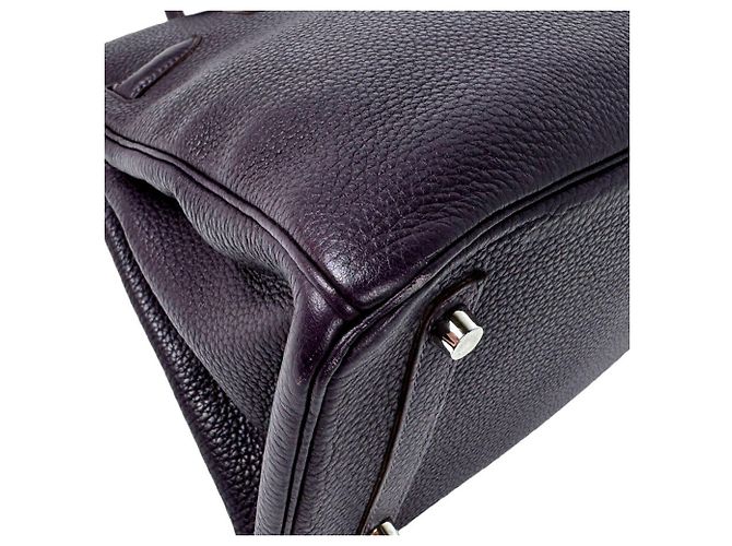 Hermès Borsa Hermes Birkin 30 in Raisin - vista 11