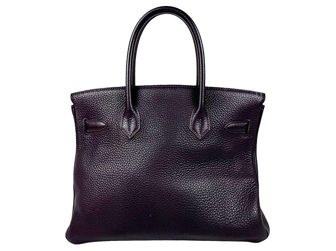 Hermès Borsa Hermes Birkin 30 in Raisin - vista 3