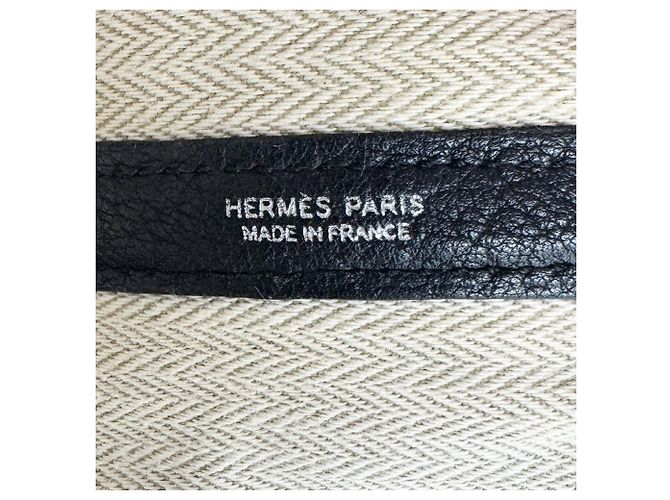 Hermès Borsa Hermes Garden Party PM 36 Negonda Black - vista 11