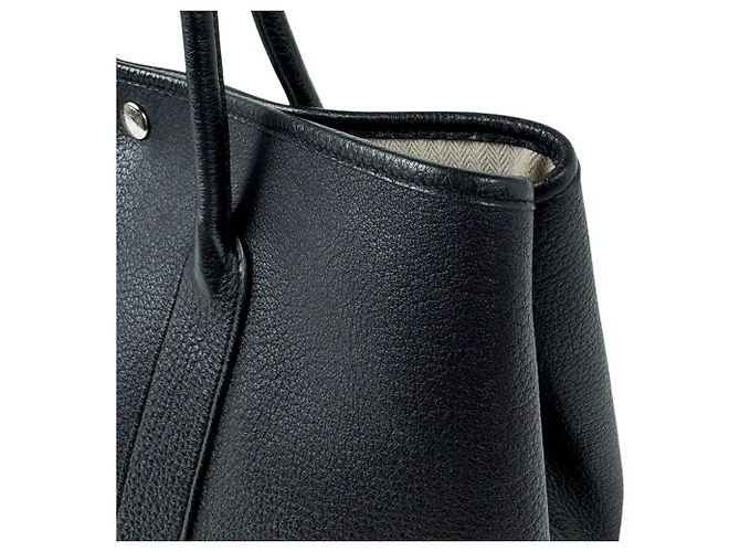 Hermès Borsa Hermes Garden Party PM 36 Negonda Black - vista 6