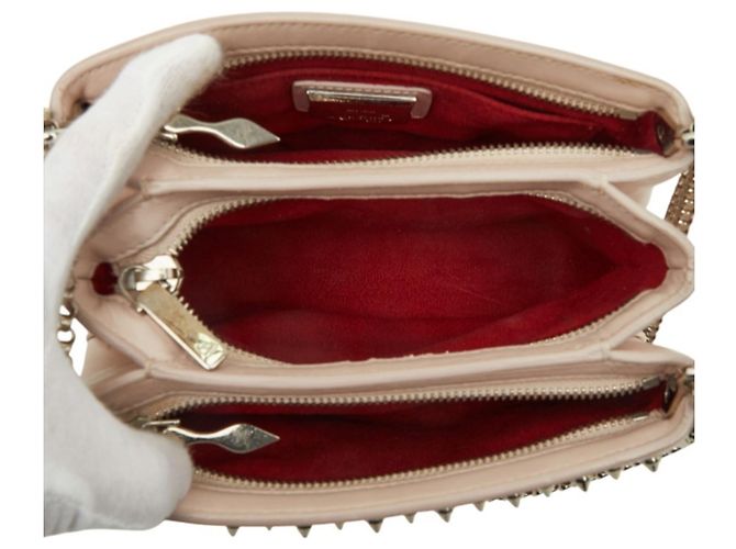 Borsa a tracolla Christian Louboutin Torribby Small Spike Chain - vista 8