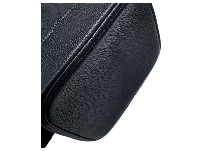 Borsa Vanity Chanel in pelle Caviar nera - vista 10