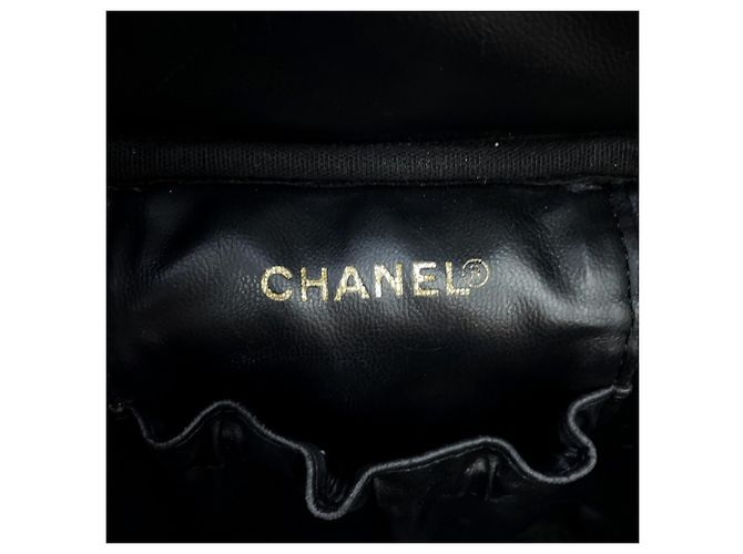 Borsa Vanity Chanel in pelle Caviar nera - vista 13