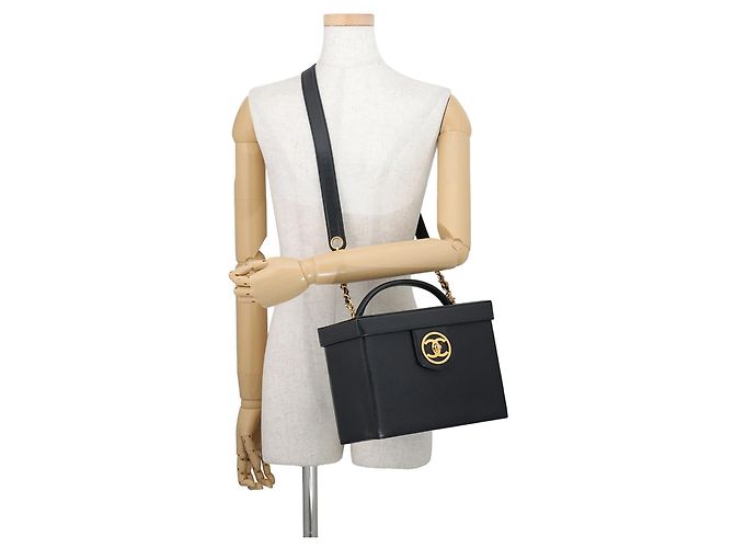 Bolso Vanity de piel de becerro granulada Chanel - vista 5