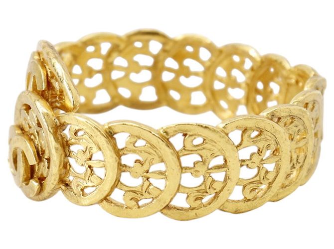 Bracciale con ciondoli Chanel Gold - vista 2